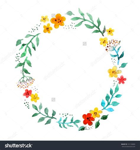 Flower Circle Clipart Clipground