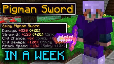 Find the what are the best swords in hypixel skyblock, including hundreds of ways to cook meals to eat. How I Unlocked the PIGMAN SWORD in a WEEK (Hypixel ...