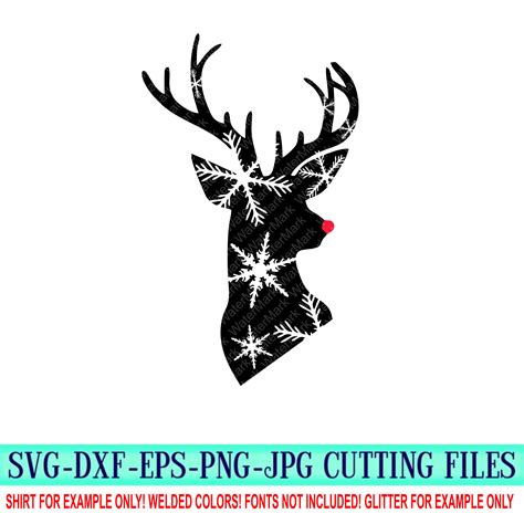 Download snowflake christmas deer svg,christmas deer svg,deer head ...