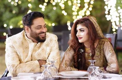 aamir liaquat and his wife dania shah s new intimate video goes viral