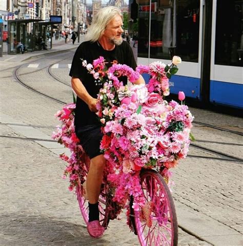 Amsterdams Blossoming Bikes Keep Popping Up And Were Obsessed