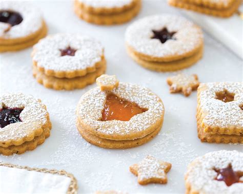 Hazelnut Linzer Cookies With Wine Infused Jam Bake From Scratch