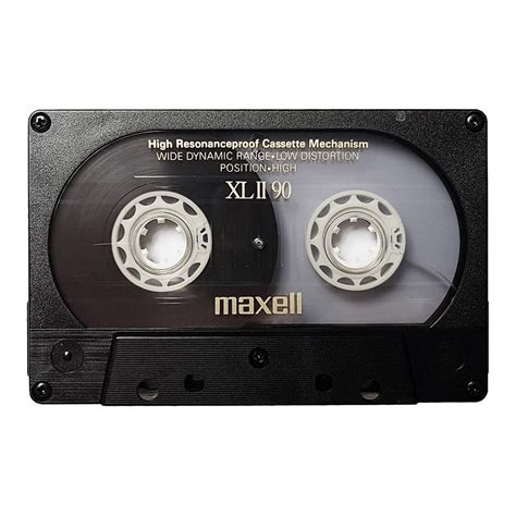 Maxell Xlii 90 1986 Chrome Blank Audio Cassette Tapes Retro Style Media