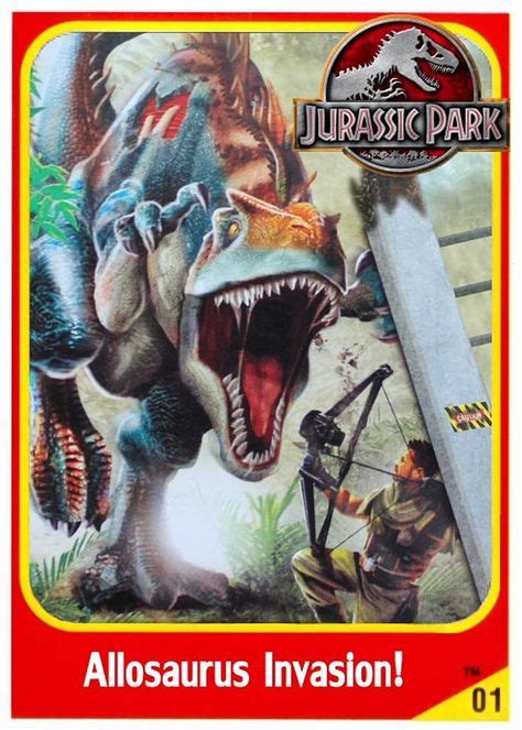 Jurassic Park Trading Cards Jurassic Park Toys Jurassic Park Movie