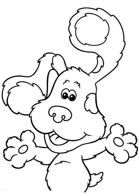 Friendly Blues Clues Coloring Page Coloring Sun