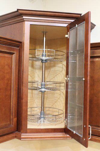 Characteristics of each vary, so selecting the correct one is not as daunting as if constructing a new kitchen, you may want to discuss possibilities with your contractor or cabinet builder. Amazon.com - Dowell 4001 360D 30"H Wall Corner Lazy Susan ...