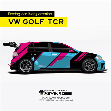 Livery Creation On Volkswagen Golf Tcr Available Volkswagen