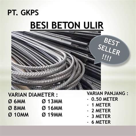 Jual Besi Behel Ulir Diameter 19mm X 1 Meter Shopee Indonesia