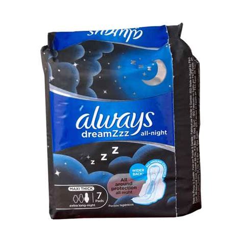 Always Dreamzzz All Night Maxi Thick Extra Long 7 Pads Grozarpk