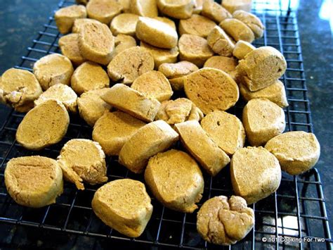 Buster loves his meals and always eats every bite, says butler. Healthy Homemade Dog Treats | 101 Cooking For Two