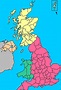 Mapa interactivo de Reino Unido: países, condados ceremoniales y ...