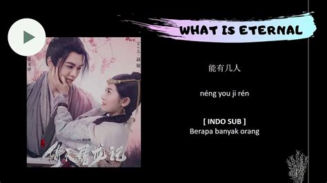 Zhang wuji was orphaned at a young age by schemes. INDO SUB Hu Xia - What is Eternal Lyrics | Heavenly ...