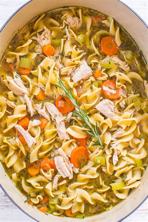 Easy 30 Minute Turkey Soup With Noodles Averie Cooks