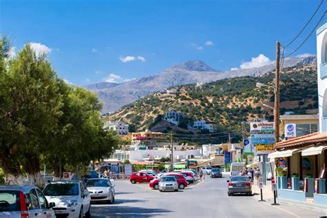 Plakias Village In Rethymno Allincrete Travel Guide For Crete