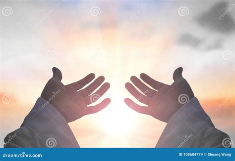 Hands Of Jesus Christ Silhouette Stock Image Image Of Christ History