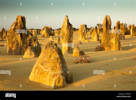 The Pinnacles Limestone Formations Nambung National Park Near