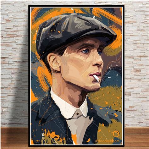 Peaky Blinders Canvas Poster Canvas Print Wall Art Home Etsy