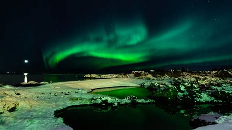 Aurora Borealis Hafnarfjordur Iceland Pall Gudjonsson Flickr