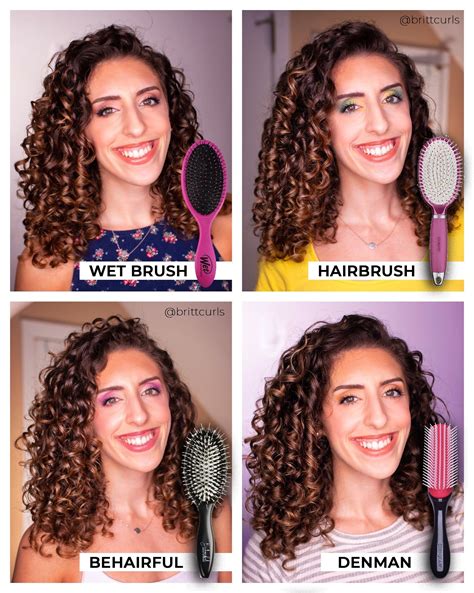 What Brush Is Best For Curly Hair Curly Hair Tips Curly Hair Styles