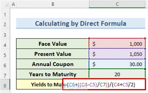 How To Make A Yield To Maturity Calculator In Excel Exceldemy