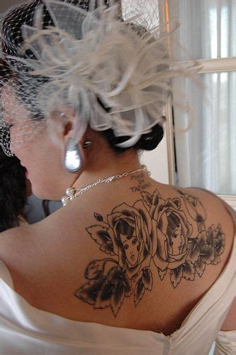 21 Tattooed Brides Ideas Brides With Tattoos Wedding Tattoos Bride