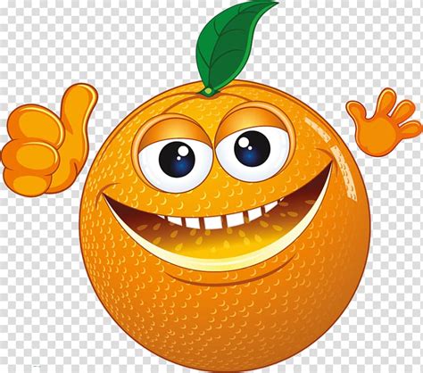 Orange Fruit Orange Pumpkin Smile Smiling Oranges Transparent