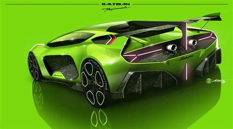 Various Sketches And Illustrations On Behance Lamborghini Concept