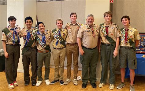 Eight Eagles From One Cub Scout Den Piedmont Council Boy Scouts Of