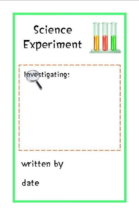 Science Experiment Booklet Notebooking Fairy
