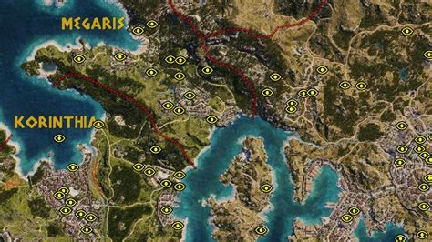 Historical Locations Assassin S Creed Odyssey Map