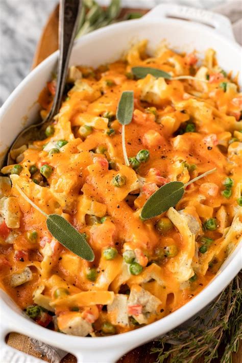 Creamy Cheesy Leftover Turkey Noodle Casserole This Comforting And