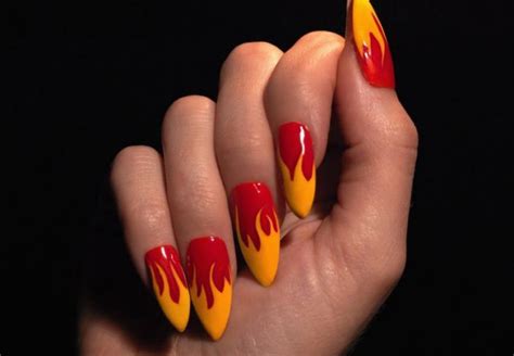 Flame Nails Are The Ahem Hottest Nail Art Trend That You Need To Cop
