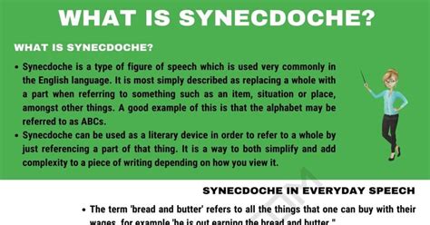 Synecdoche Definition And Different Examples • 7esl