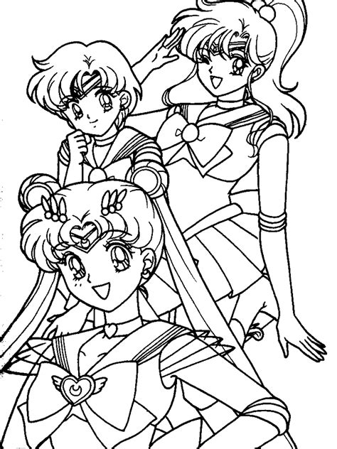 Gratuitos Dibujos Para Colorear Sailor Moon Descargar E Imprimir