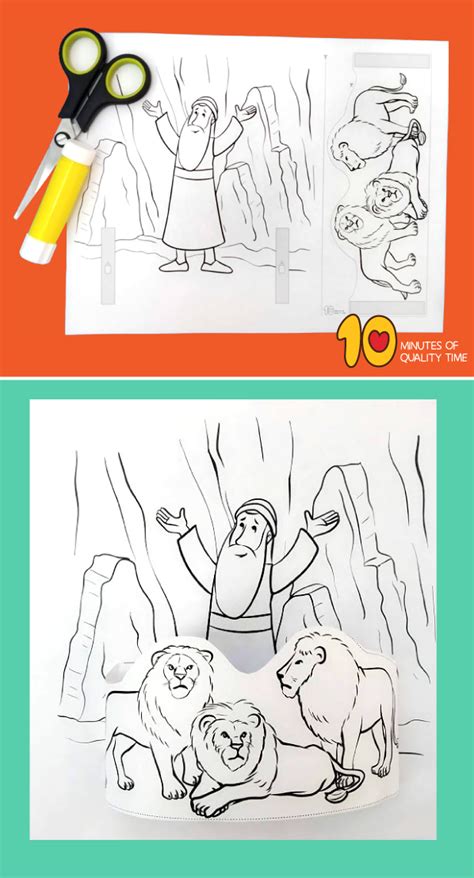 Free Printable Daniel And The Lions Den Printable Craft This Craft Is