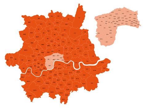 Greater London Postcodes Map Preview Maproom Vrogue