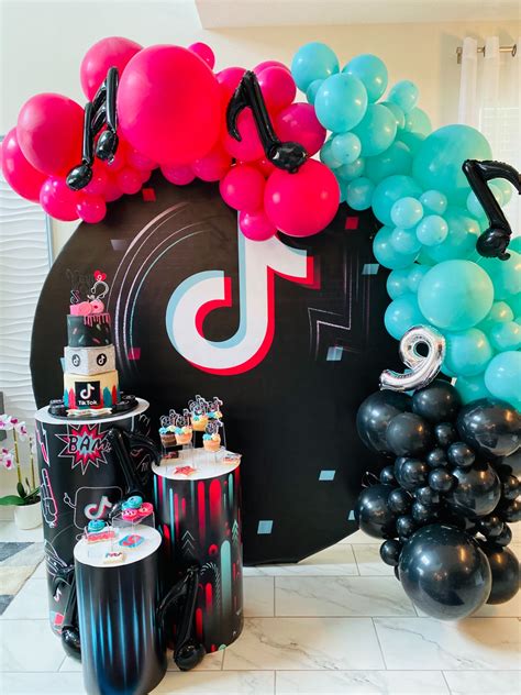 You also can find countless linked choices here!. Nova's 9th TikTok birthday party - Confetti Fair