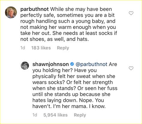 Olympian Shawn Johnson Defends Her 3 Month Old Daughter Drews First