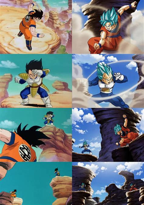 Goku Vs Vegeta Comparison By L Dawg211 On Deviantart