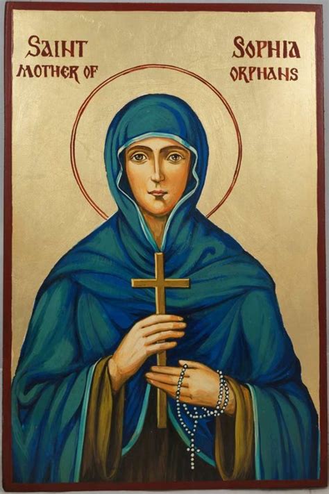 St Sophia Mother Of Orphans Orthodox Icon Blessedmart