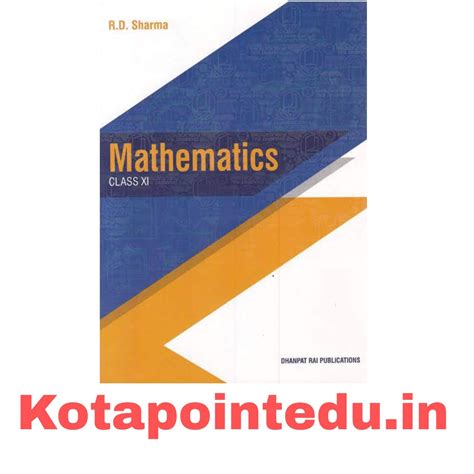 Ncert class 11 maths books: Pdf Download Rd Sharma Class11 Book For CBSE
