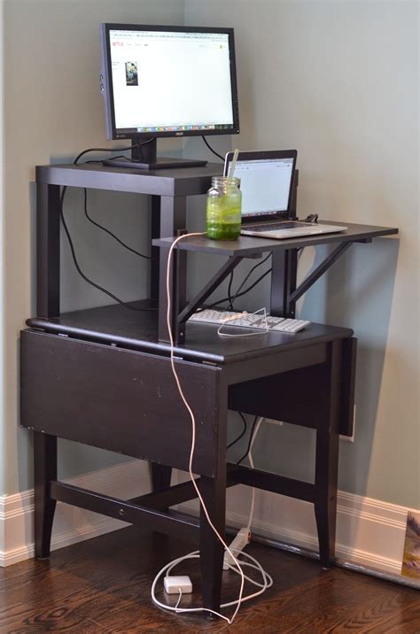 Add shelf to diy standing desk. How To Build Your Own Cheap, Easy DIY Standing Desk!I ...