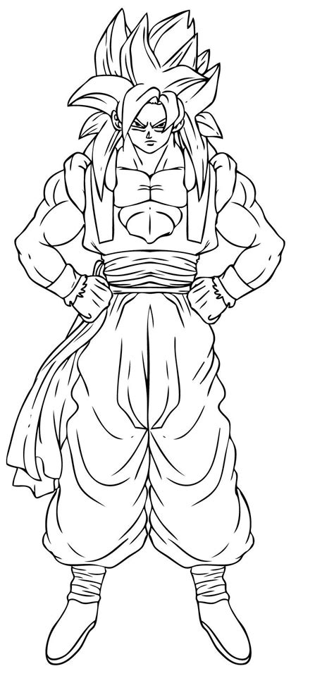 Goku Printable Coloring Pages Customize And Print