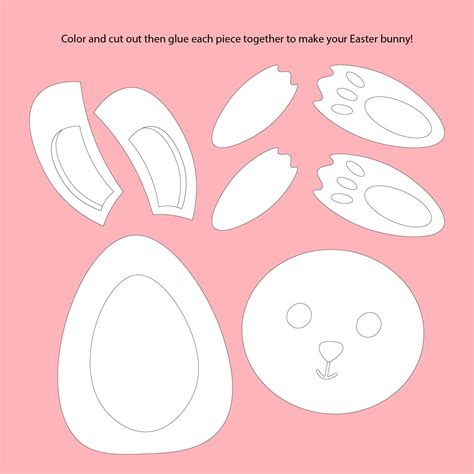 5 best cut out printable easter bunny face pdf for free at printablee