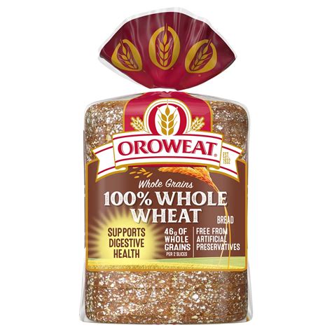 Oroweat Whole Grains 100 Whole Wheat Bread Shop Sliced Bread At H E B