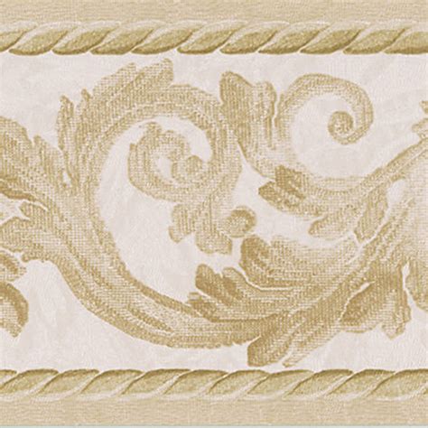 Free Download 451 1648 Gold Scroll Rope Brewster Wallpaper Borders