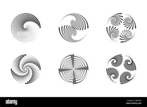 Conjunto De Espirales Elementos De Diseño Patrones Abstractos