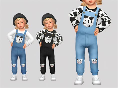 Patch Overalls By Casteru The Sims 4 Download Simsdomination In