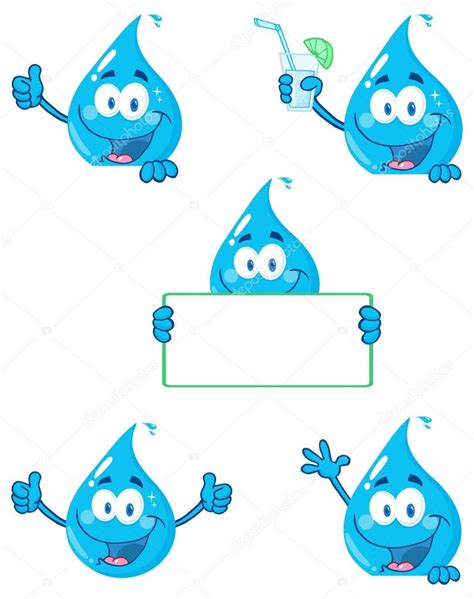 Cartoon Water Drop Stock Vector Image By ©hittoon 61108471