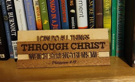 Philippians 413 3d Laser Engraved Wood T Bible T Laser